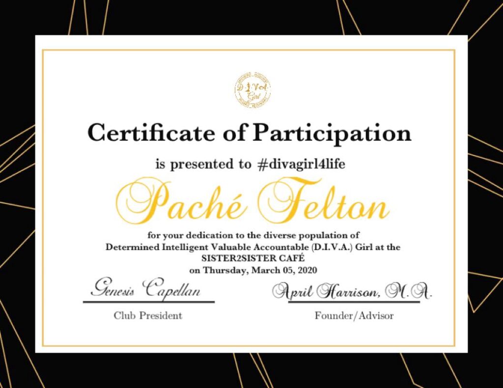 Pache Felton Cetificate 2